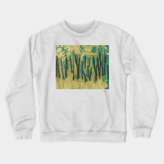 Golden abstract Crewneck Sweatshirt by bunlinked